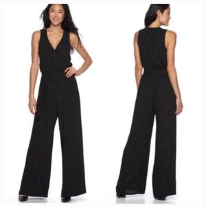 Star Wars Rogue One Printed Tie Waist Jumpsuit size M. Missing waist tie string